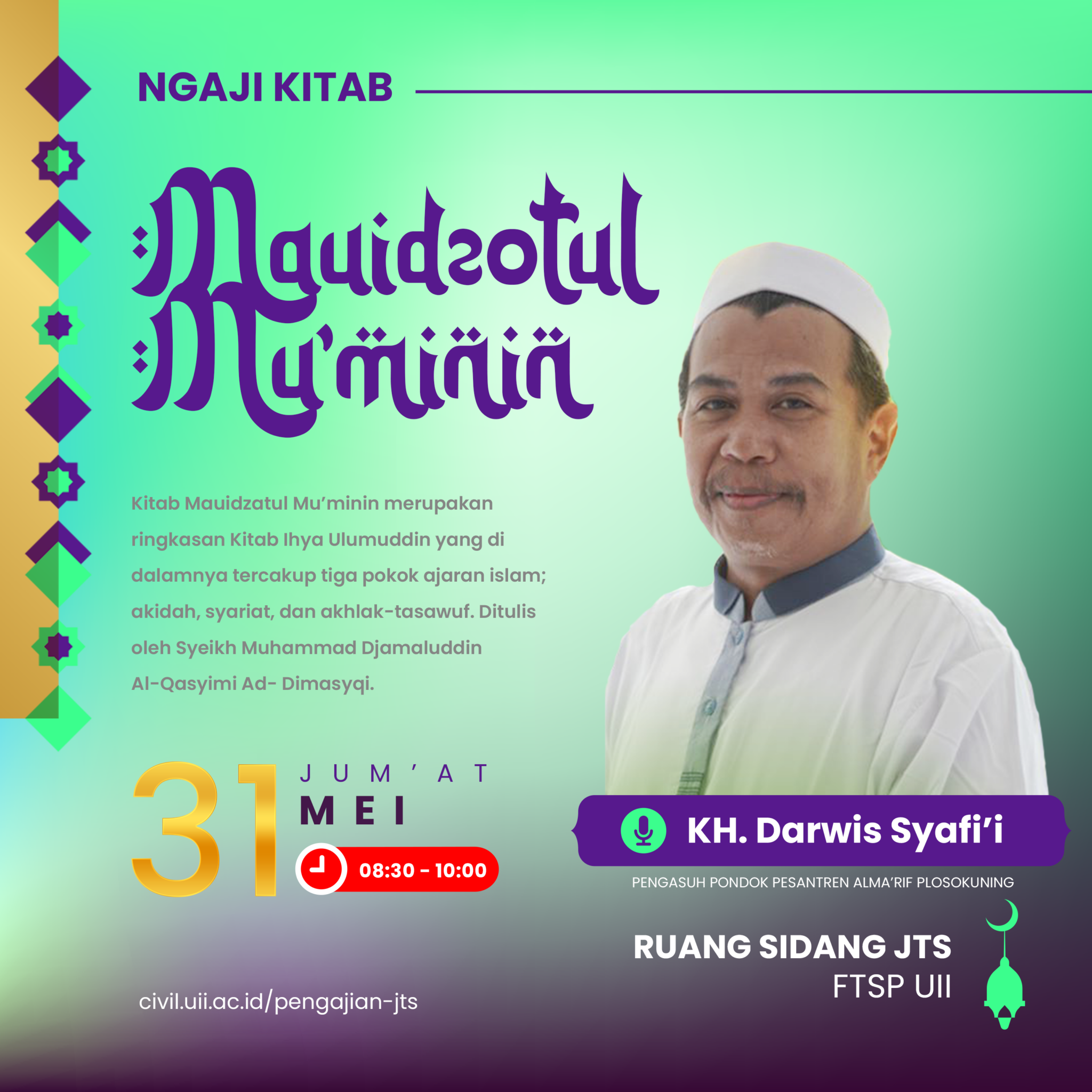 Ngaji Kitab Mauidzotul Mu’minin – Jumat 31 Mei 2024