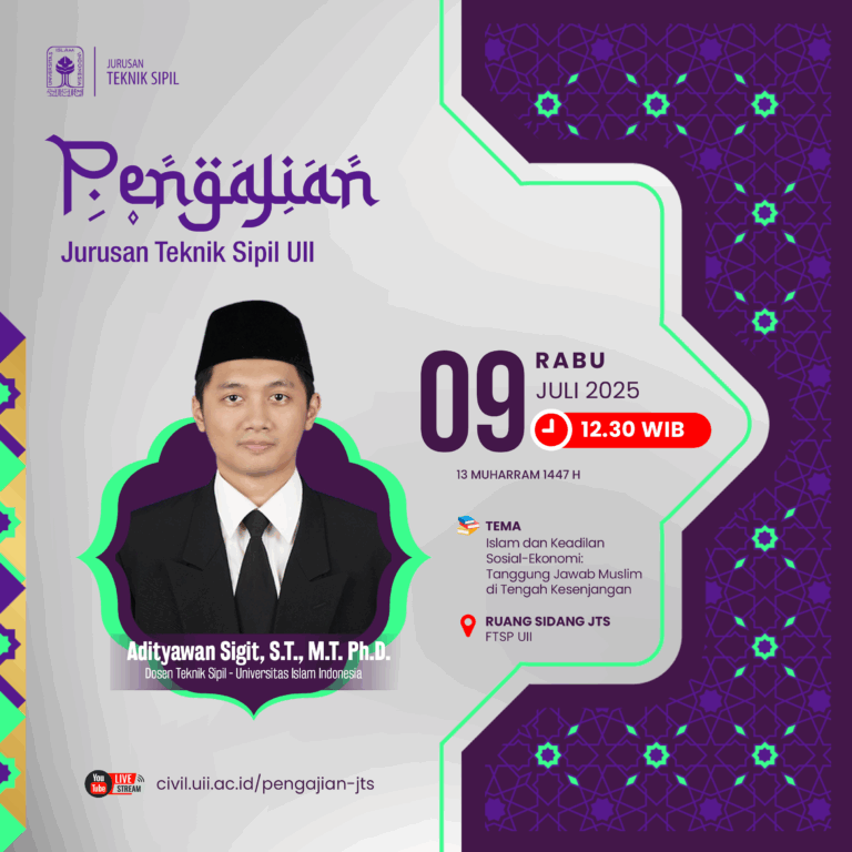 Pengajian Jurusan Teknik Sipil – Rabu 09 Juli 2025